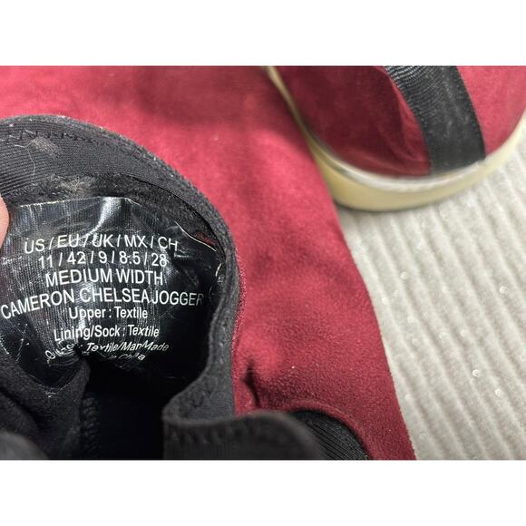 Kenneth Cole Reaction Shoes Womens Size 11 Red Cameron Chelsea Jogger SlipOn - Picture 4 of 8